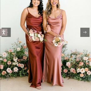 Reverly Skye Satin dress